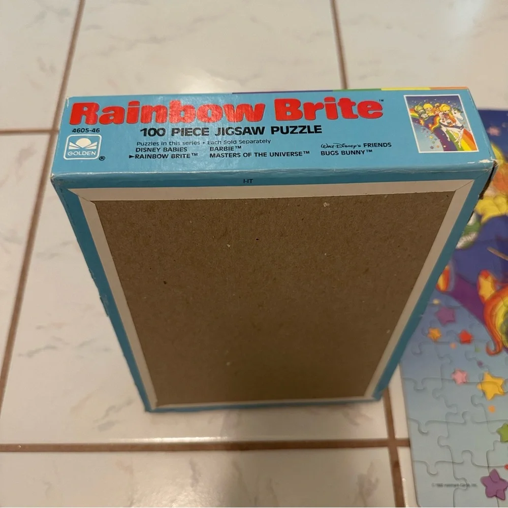 Vintage 1983 Rainbow Brite Colorful 100 piece Jigsaw Puzzle by Hallmark VGUVC